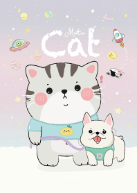 Mutu Cat & Frenchy : Pastel Galaxy