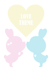 Pastel Pink & Blue love theme.