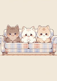 Cute kitten in a cozy home_5-2