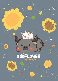 Buffalo Sunflower Happy