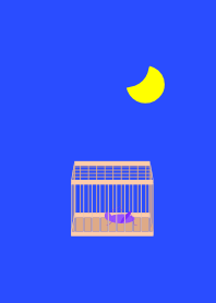 Insect cage and moon