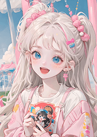 夢幻超可愛的蘿莉❤-1遊樂園女孩