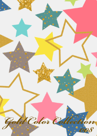 星型の形が沢山散りばめられている着せかえ