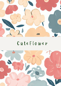 Cute Flower -Brown 34
