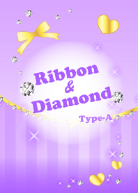 Ribbon & Diamond Type-A Purple