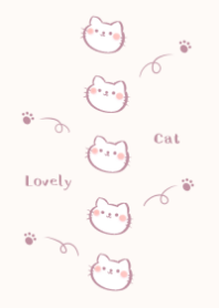lovely cat & footprints