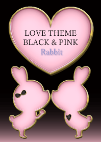 LOVE THEME BLACK & PINK Rabbit 7