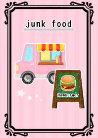 junk food! -pale pink-