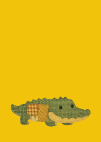 yellow ワニの散歩