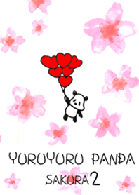 Yururu panda cherry blossoms2