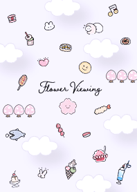 retro purple Cherry Blossom Viewing 12_2