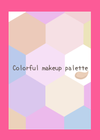 Colorful makeup palette/FLASHY PINK