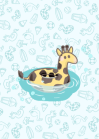 夏日王子：活力的長頸鹿