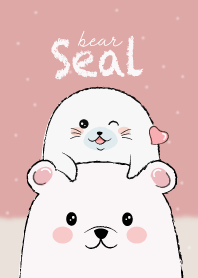 หมีขาวกับแมวน้ำน่ารัก