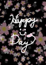 Smile cherry Blossoms - black19-