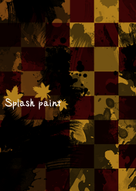 Splash paint -Yellow autumn-