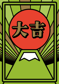 Sunrise/Lucky Mt.Fuji/Green tea x Gold