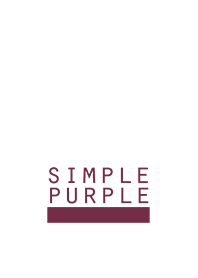 SIMPLE WHITE*dark-purple