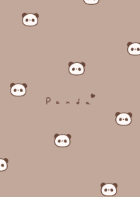 Panda Pattern/brown