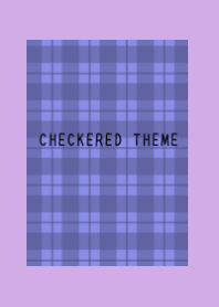 BLUE PURPLE CHECKERED THEME-PURPLE