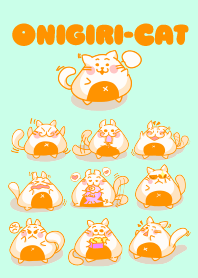 Yellow Onigiri-Cat