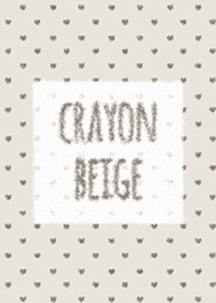 Crayon Beige 1 / Heart