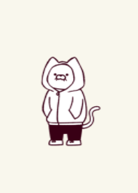 Hoodie cat.(dusty colors2-11)
