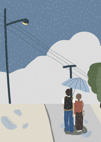 Rain may fall, but i fall for you harder