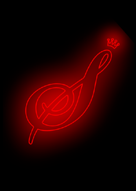 Neon Initial S / Red