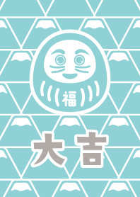 Mt. FUJI / Lucky DARUMA 2 / L blue ver.