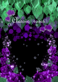 Healing rose garden, dark purple.