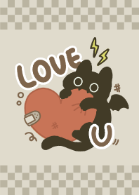 Meow meow love (brown)