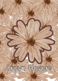 Brown flowers Cute