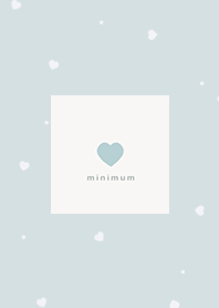 minimum 水色ハート