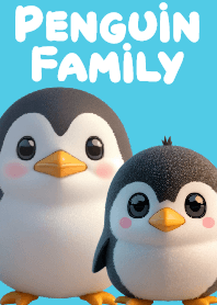 Adorable Penguin Family 5