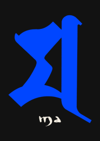 BONJI [ma] BLACK BLUE (0834