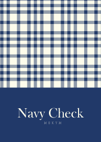 -Navy Check-