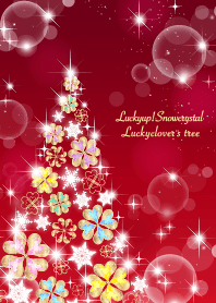 運気UP雪結晶&幸運クローバーツリー@冬特集