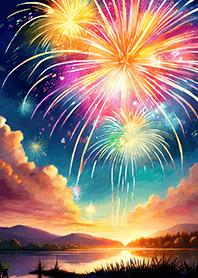 Beautiful Fireworks Theme#786