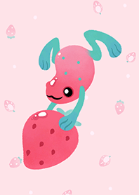 Strawberry frog - J