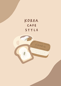 韓国カフェ風｜ブラウンベージュ｜シンプル