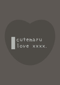 simple love heart Theme Happy marulove11