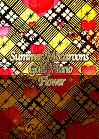 Summer Macaroons Gold Piano Flower