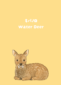 Water Deer02 brown & yellow