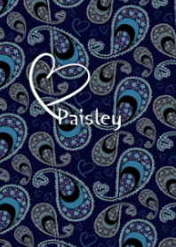 Paisley -Blue-