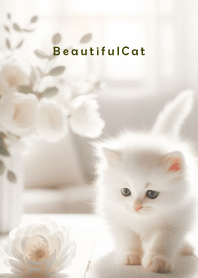 Beautiful Cat-LOVE FLOWER 17