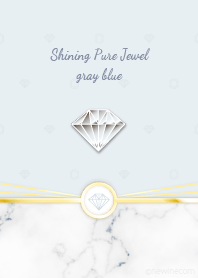 Shining Pure Jewel gray blue