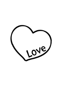 monochrome heart***