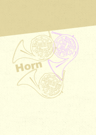 horn 3clr cream