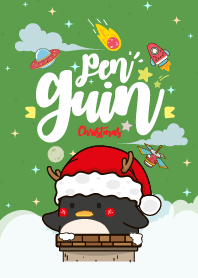 Penguin Lovely Galaxy Christmas